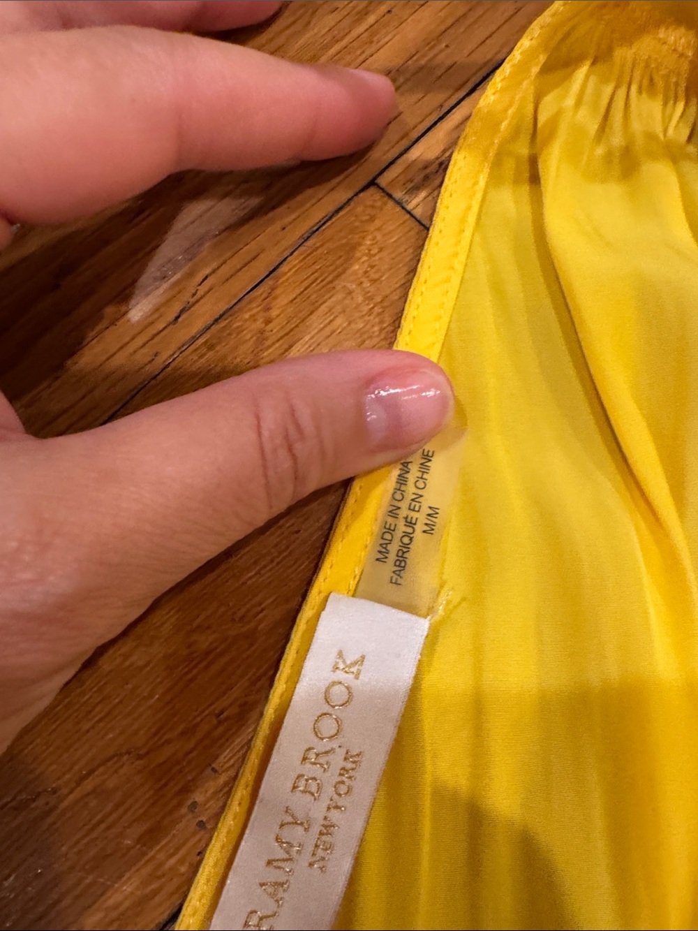 Ramy Brook Bright Yellow Sleeveless Ruffle Dress - Picture 2 of 3